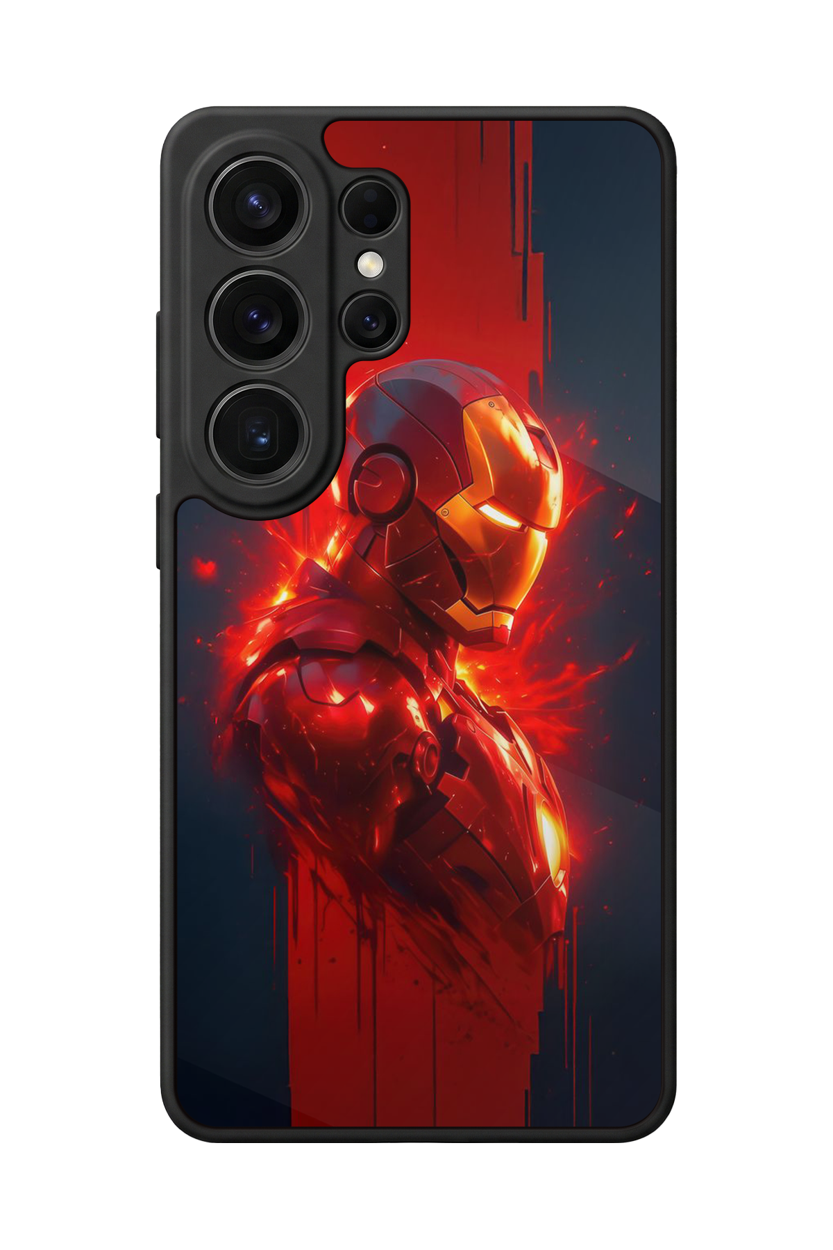 Samsung Galaxy S26 Ultra Uyumlu  Iron Man ( Demir Adam ) Tasarımlı Glossy Premium Kılıf
