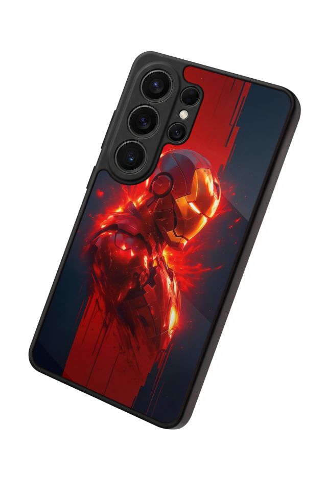 Samsung Galaxy S26 Ultra Uyumlu  Iron Man ( Demir Adam ) Tasarımlı Glossy Premium Kılıf