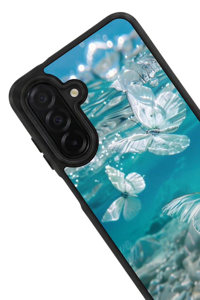 Samsung Galaxy A36 Uyumlu Kelebek Tasarımlı Glossy Premium Kılıf