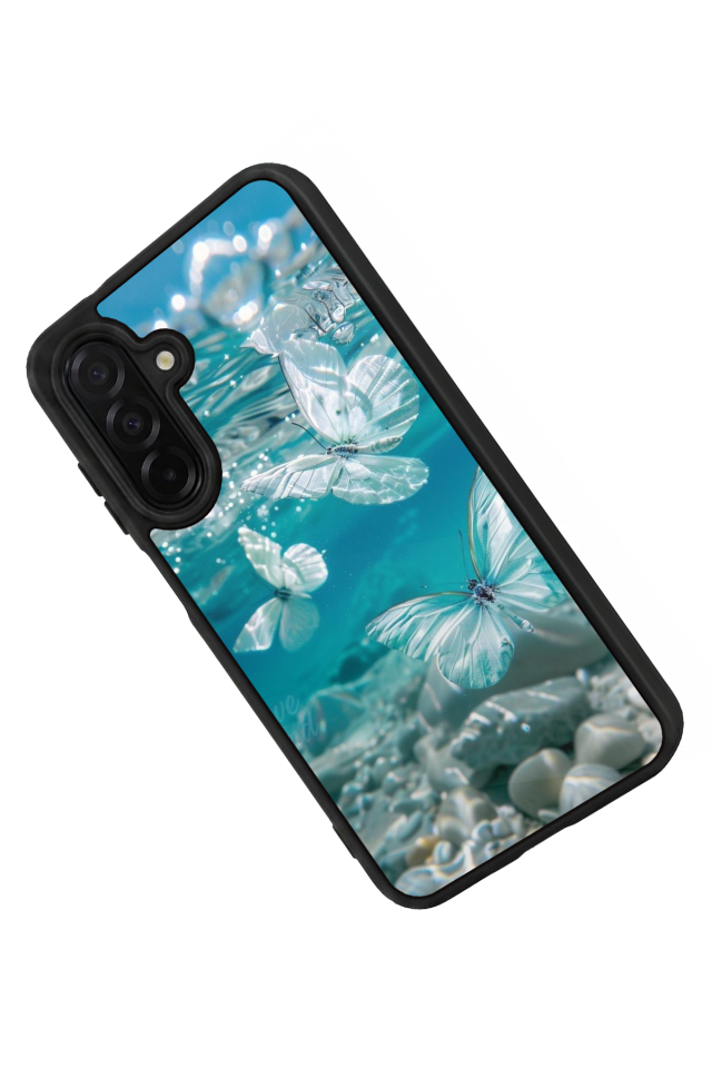 Samsung Galaxy A36 Uyumlu Kelebek Tasarımlı Glossy Premium Kılıf