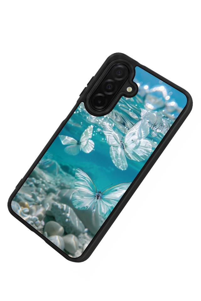 Samsung Galaxy A36 Uyumlu Kelebek Tasarımlı Glossy Premium Kılıf