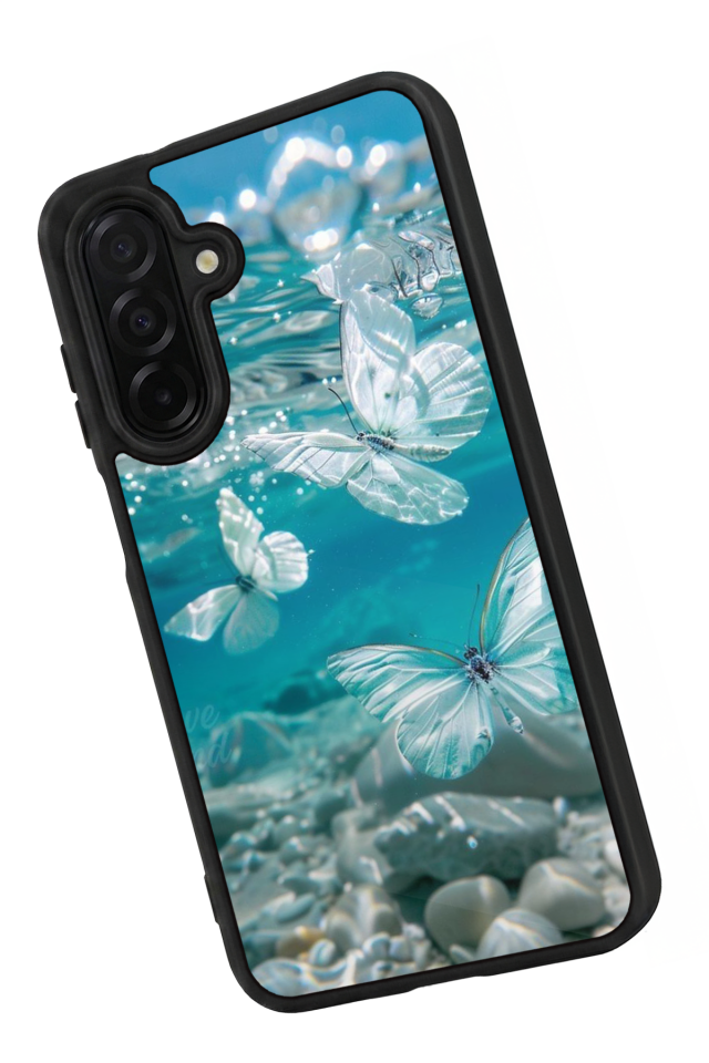 Samsung Galaxy A36 Uyumlu Kelebek Tasarımlı Glossy Premium Kılıf