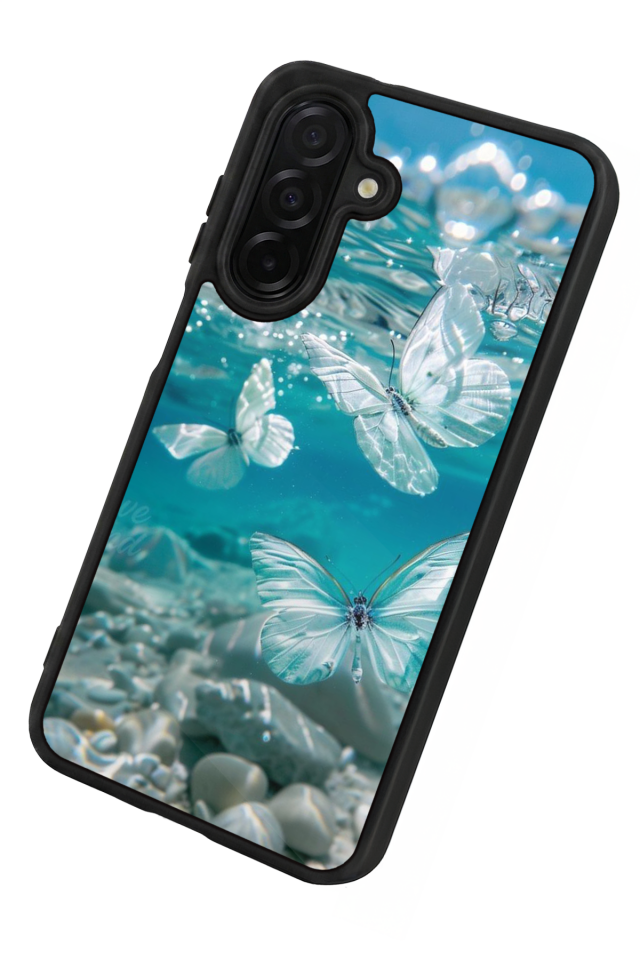Samsung Galaxy A36 Uyumlu Kelebek Tasarımlı Glossy Premium Kılıf