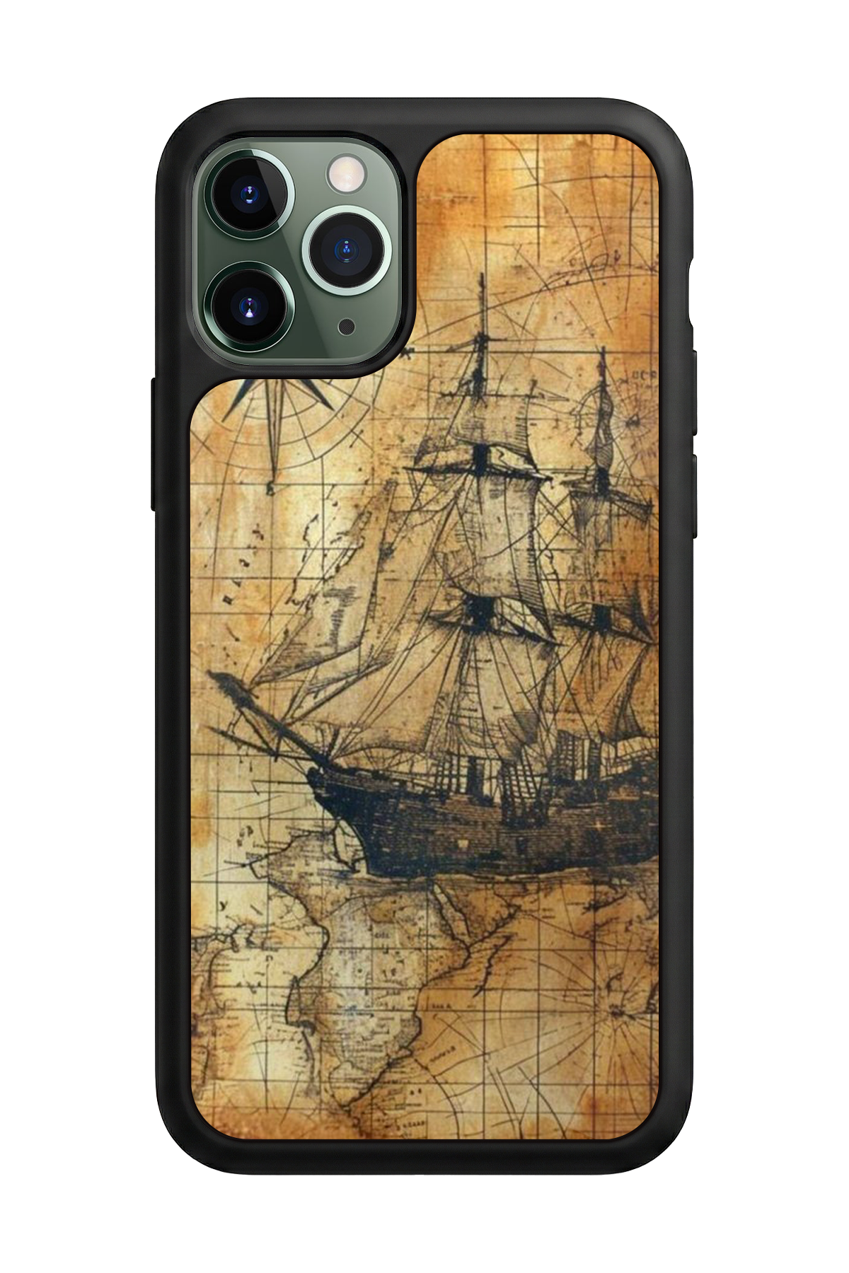 iPhone 11 Pro Uyumlu Korsan Tasarımlı Glossy Premium Kılıf