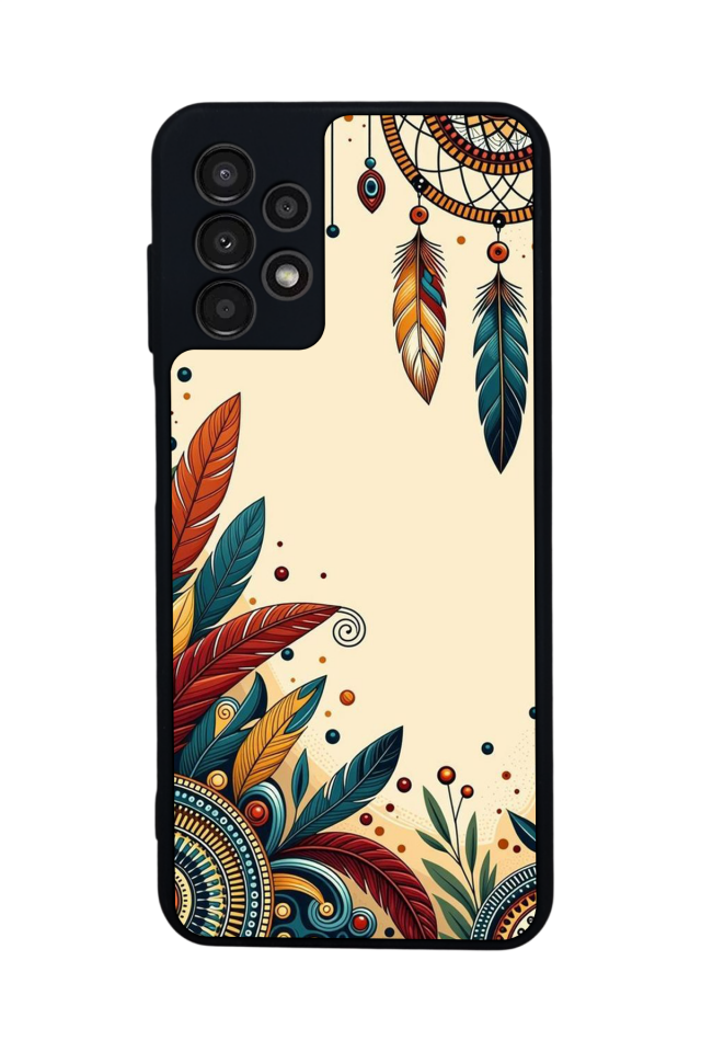 Samsung Galaxy A23 Uyumlu Mandala Tasarımlı Glossy Premium Kılıf