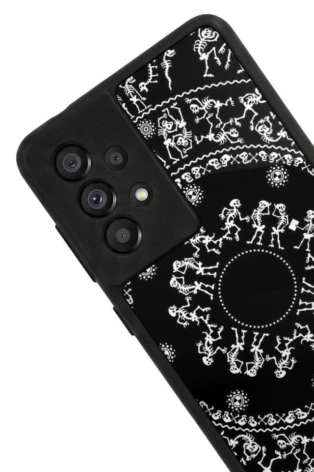 Samsung Galaxy A73 Uyumlu Mandala Tasarımlı Glossy Premium Kılıf