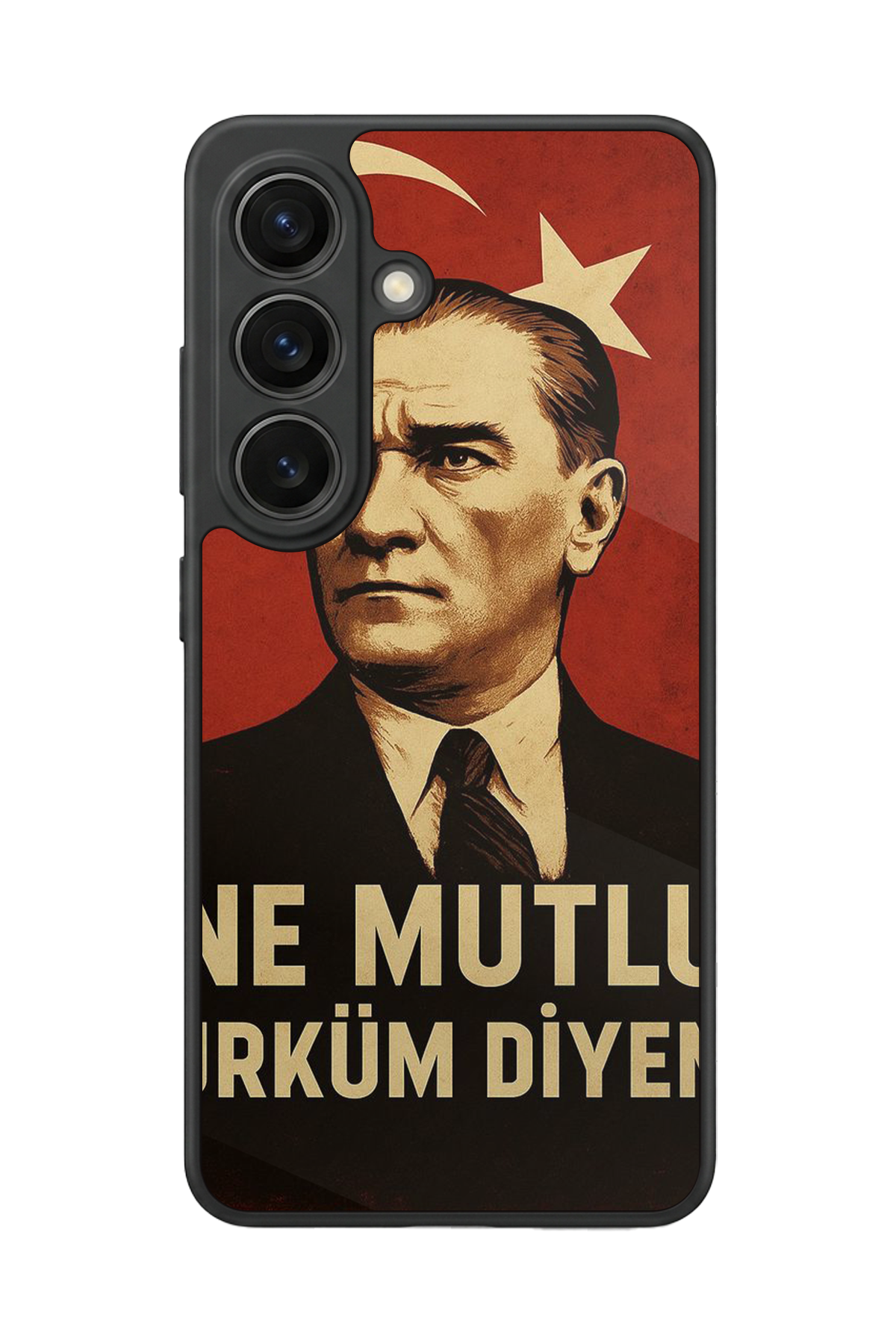 Samsung Galaxy S26 Uyumlu  Mustafa Kemal Ataturk Tasarımlı Glossy Premium Kılıf