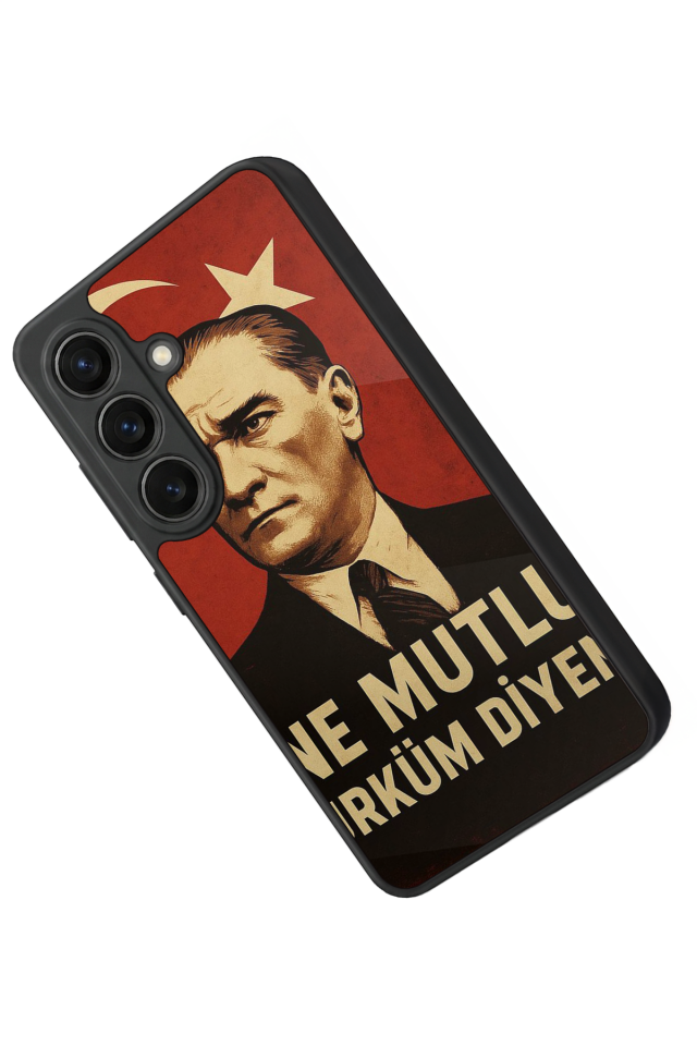 Samsung Galaxy S26 Uyumlu  Mustafa Kemal Ataturk Tasarımlı Glossy Premium Kılıf