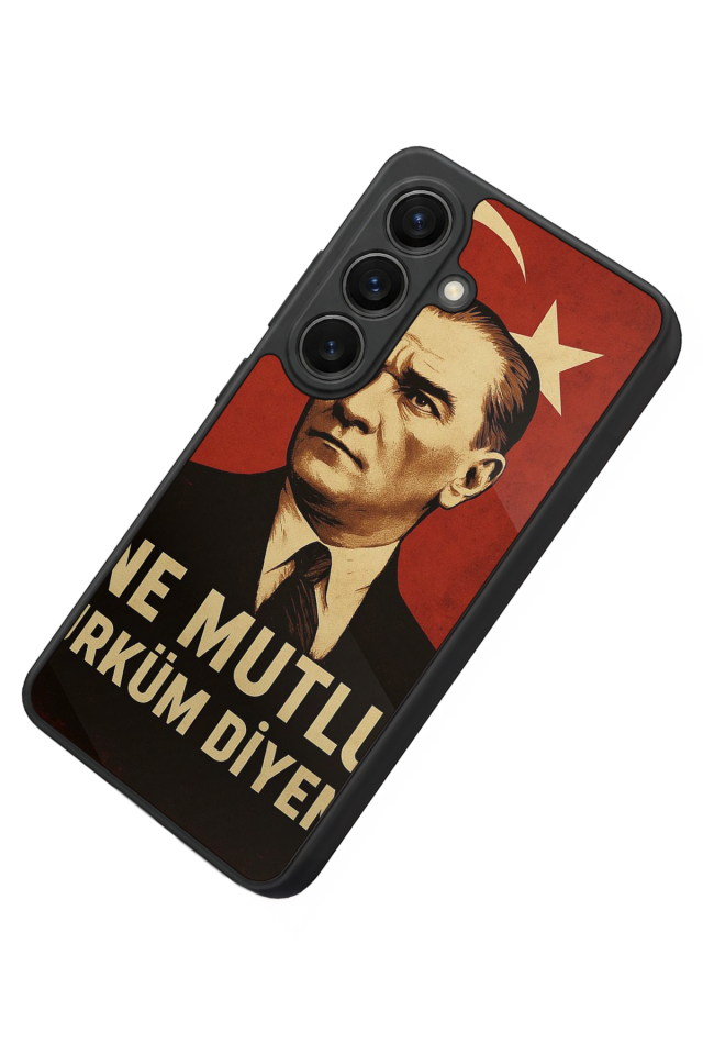 Samsung Galaxy S26 Uyumlu  Mustafa Kemal Ataturk Tasarımlı Glossy Premium Kılıf