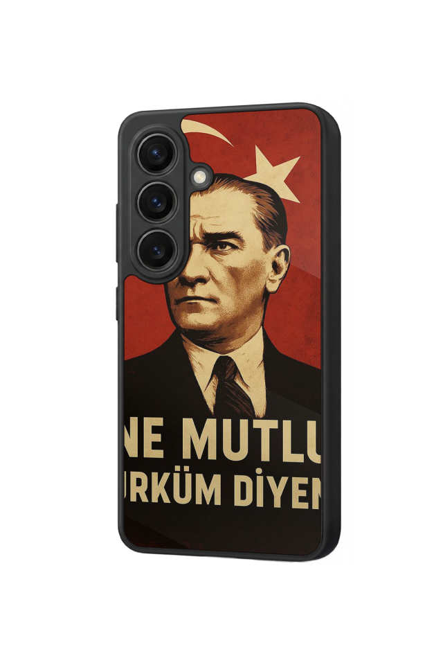 Samsung Galaxy S26 Uyumlu  Mustafa Kemal Ataturk Tasarımlı Glossy Premium Kılıf