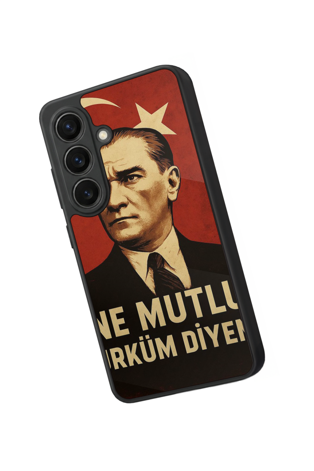 Samsung Galaxy S26 Uyumlu  Mustafa Kemal Ataturk Tasarımlı Glossy Premium Kılıf