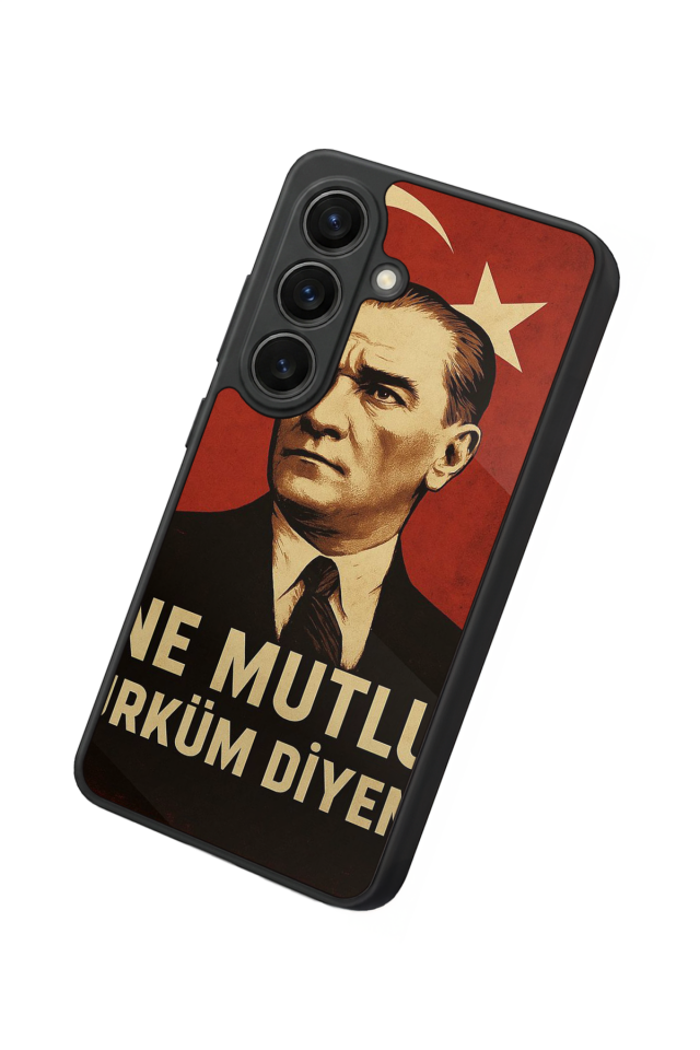 Samsung Galaxy S26 Uyumlu  Mustafa Kemal Ataturk Tasarımlı Glossy Premium Kılıf