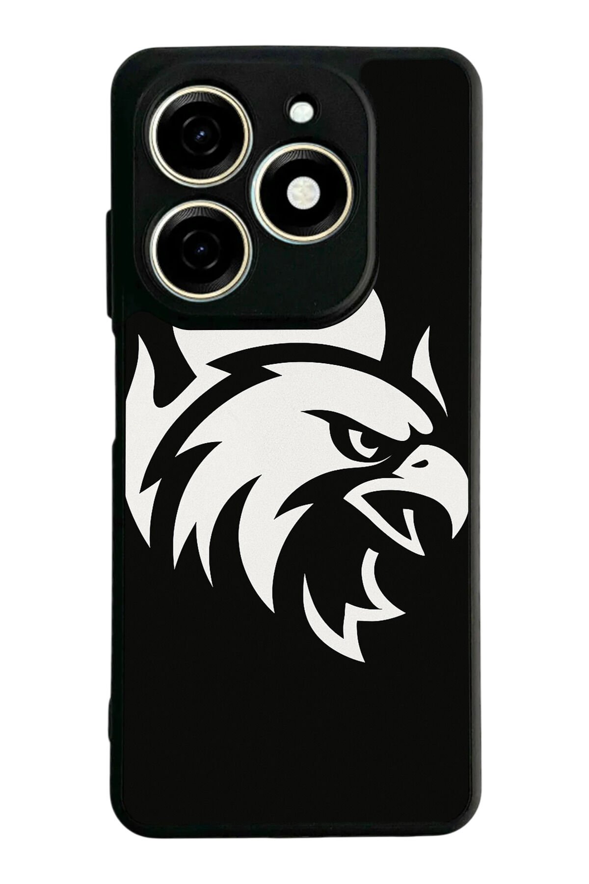 Tecno Spark 20/20C Uyumlu Besiktas Tasarımlı Glossy Premium Kılıf