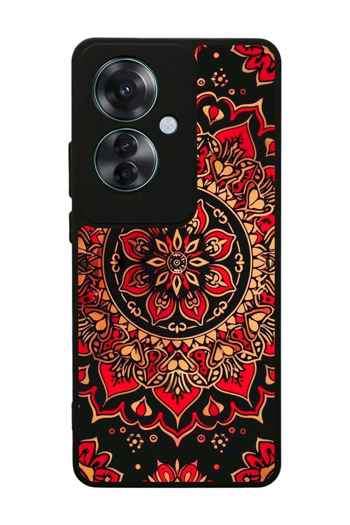 Oppo Reno 11F Uyumlu Mandala Tasarımlı Glossy Premium Kılıf