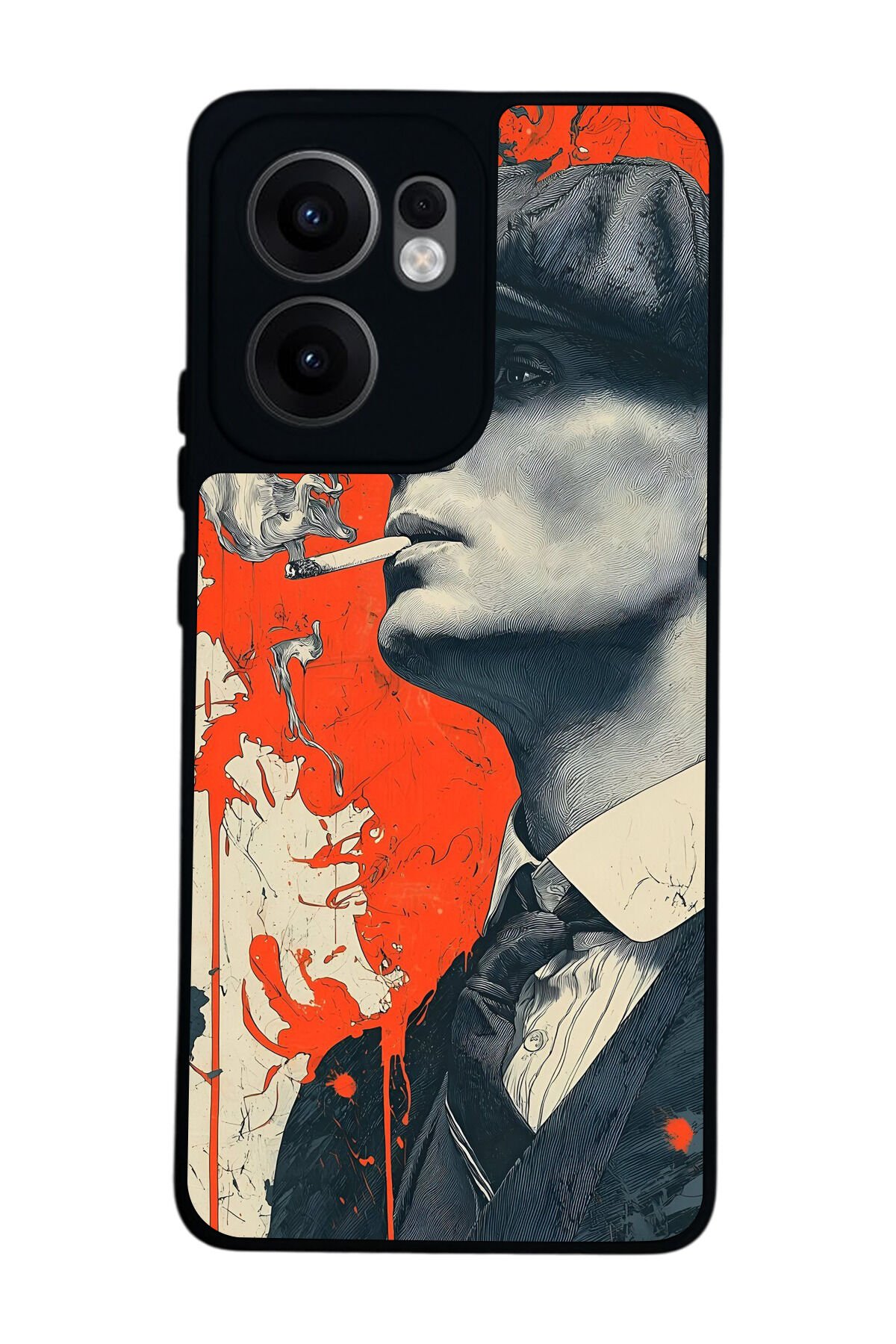 Oppo Reno 13F Uyumlu Peaky Blinders Tasarımlı Glossy Premium Kılıf