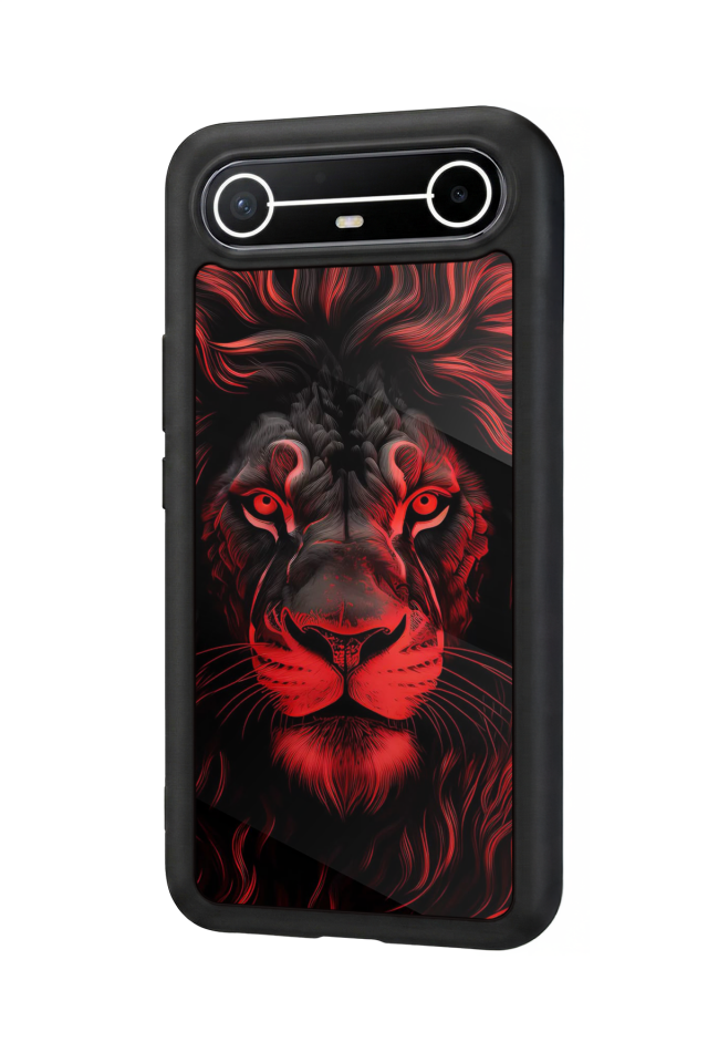 Tecno Spark Slim 5G Uyumlu Aslan Tasarımlı Glossy Premium Kılıf