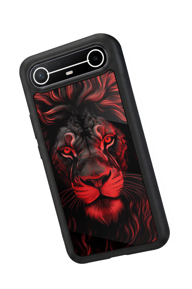 Tecno Spark Slim 5G Uyumlu Aslan Tasarımlı Glossy Premium Kılıf