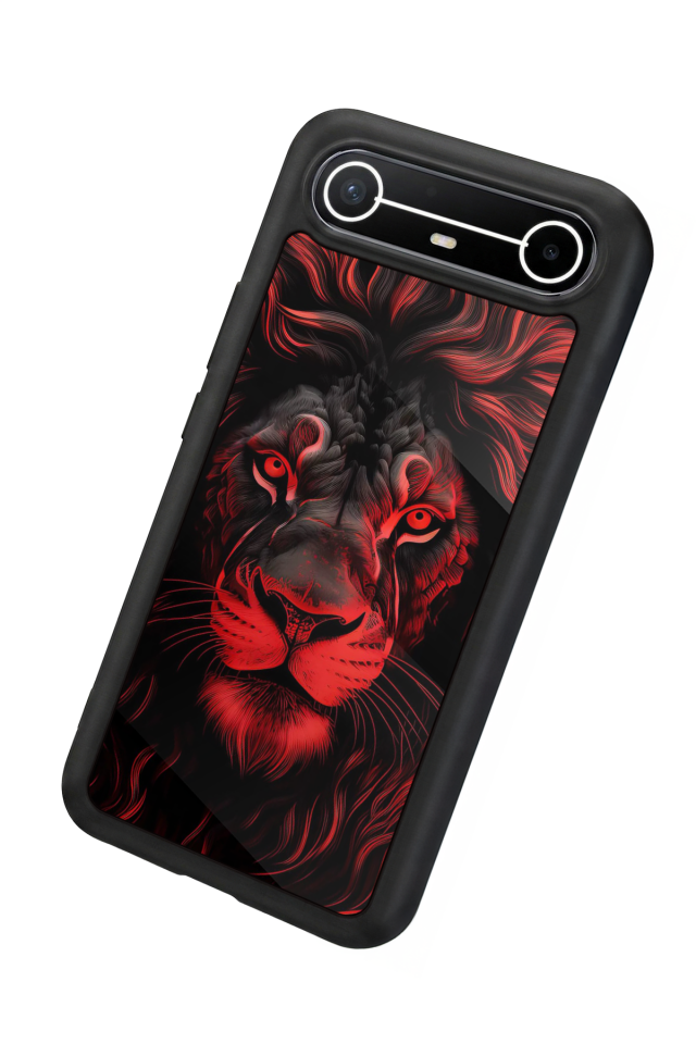 Tecno Spark Slim 5G Uyumlu Aslan Tasarımlı Glossy Premium Kılıf