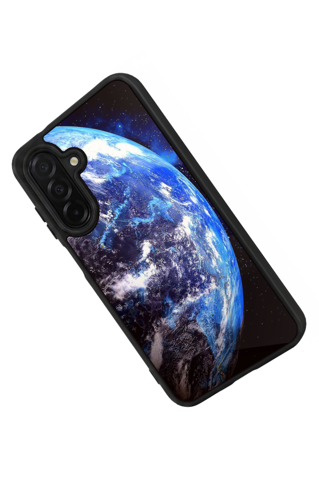 Samsung Galaxy A56 Uyumlu Ay Tasarımlı Glossy Premium Kılıf