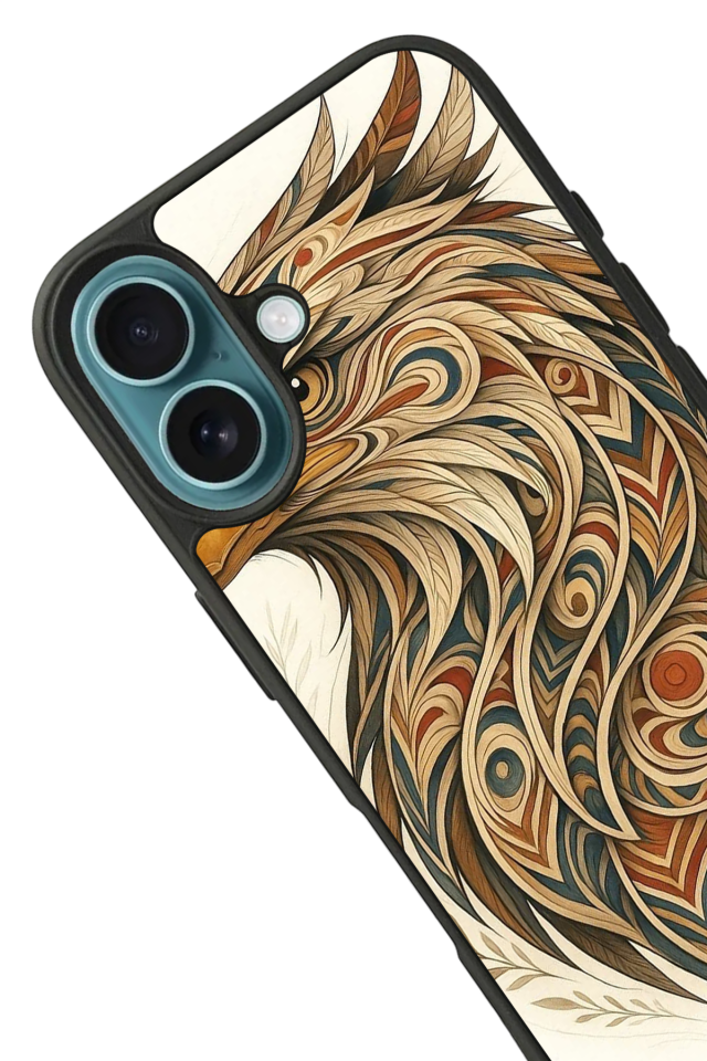 iPhone 16 Uyumlu Besiktas Tasarımlı Glossy Premium Kılıf