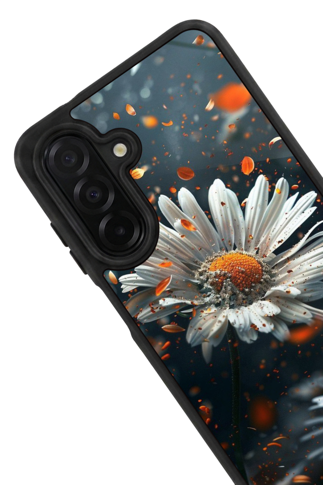 Samsung Galaxy A26 Uyumlu Cicek Tasarımlı Glossy Premium Kılıf