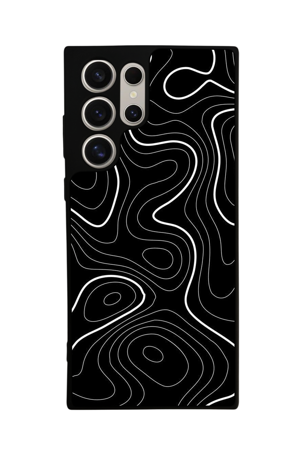 Samsung Galaxy S24 Ultra Uyumlu Çizgi Sanatı Tasarımlı Glossy Premium Kılıf