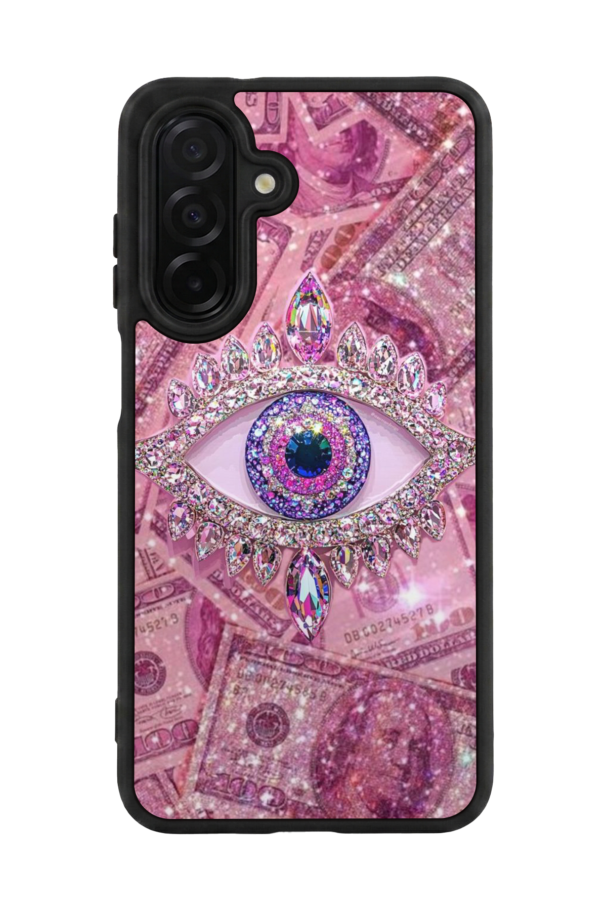 Samsung Galaxy A56 Uyumlu Göz Tasarımlı Glossy Premium Kılıf