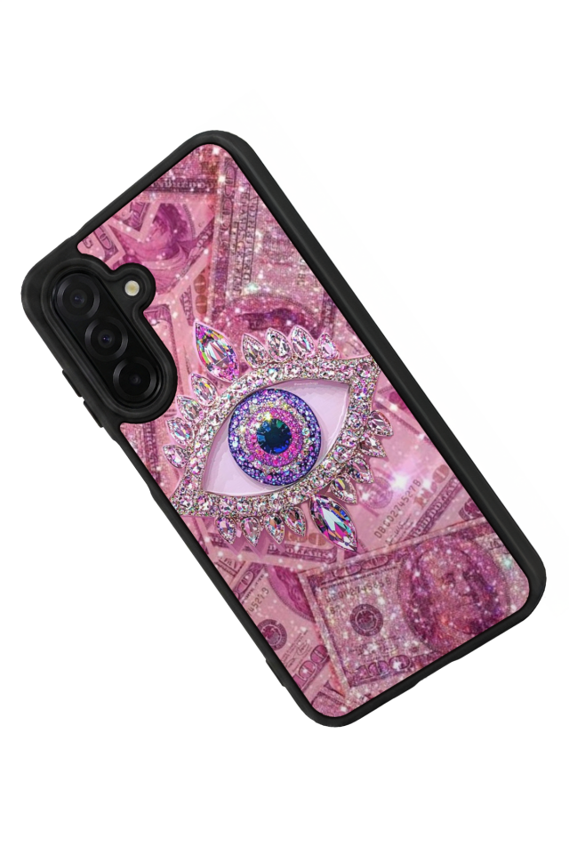 Samsung Galaxy A56 Uyumlu Göz Tasarımlı Glossy Premium Kılıf