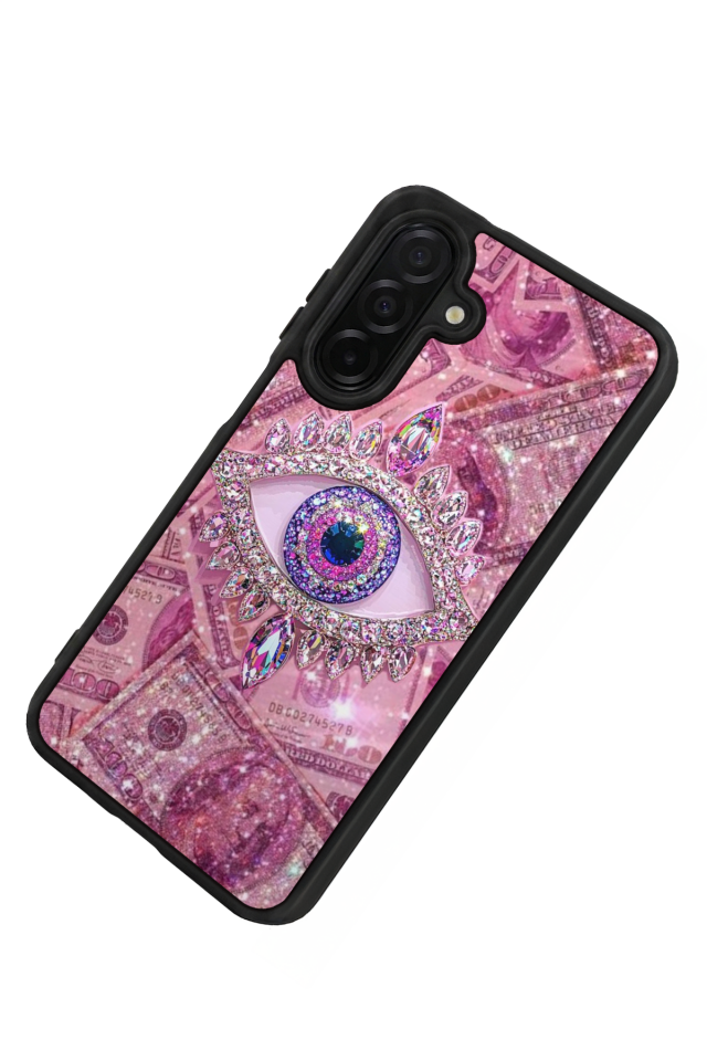 Samsung Galaxy A56 Uyumlu Göz Tasarımlı Glossy Premium Kılıf