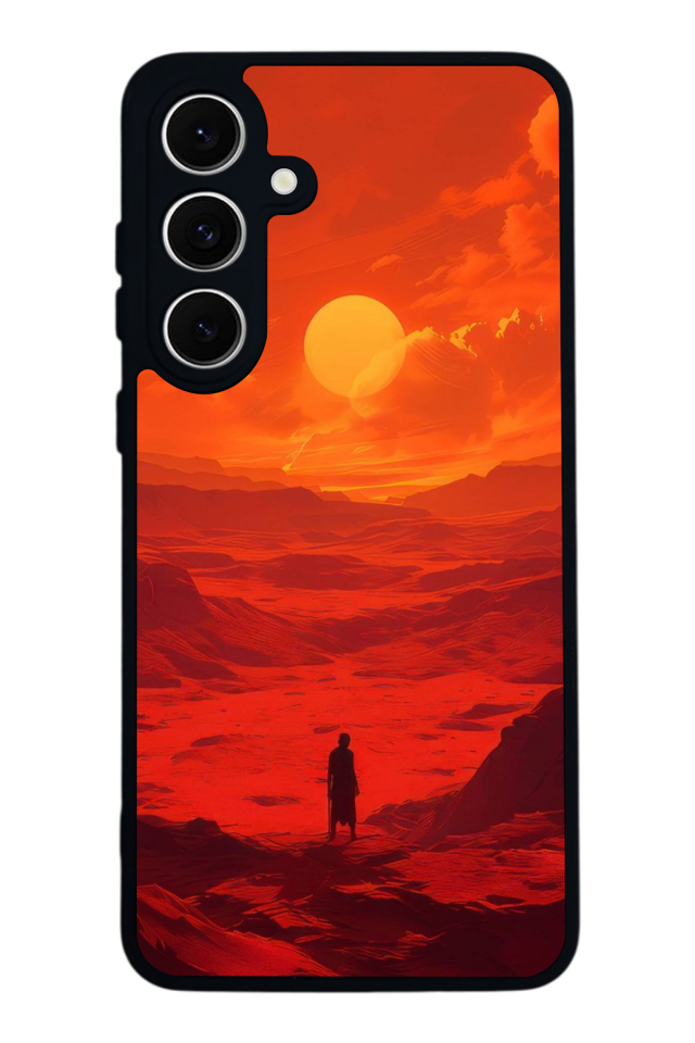 Samsung Galaxy A16 Uyumlu Güneş Tasarımlı Glossy Premium Kılıf