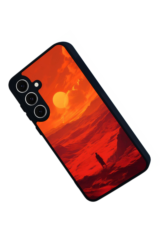 Samsung Galaxy A16 Uyumlu Güneş Tasarımlı Glossy Premium Kılıf