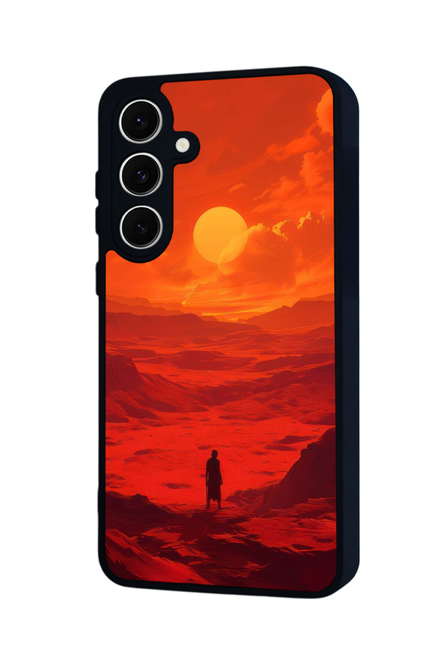 Samsung Galaxy A16 Uyumlu Güneş Tasarımlı Glossy Premium Kılıf