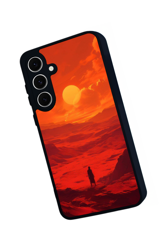 Samsung Galaxy A16 Uyumlu Güneş Tasarımlı Glossy Premium Kılıf