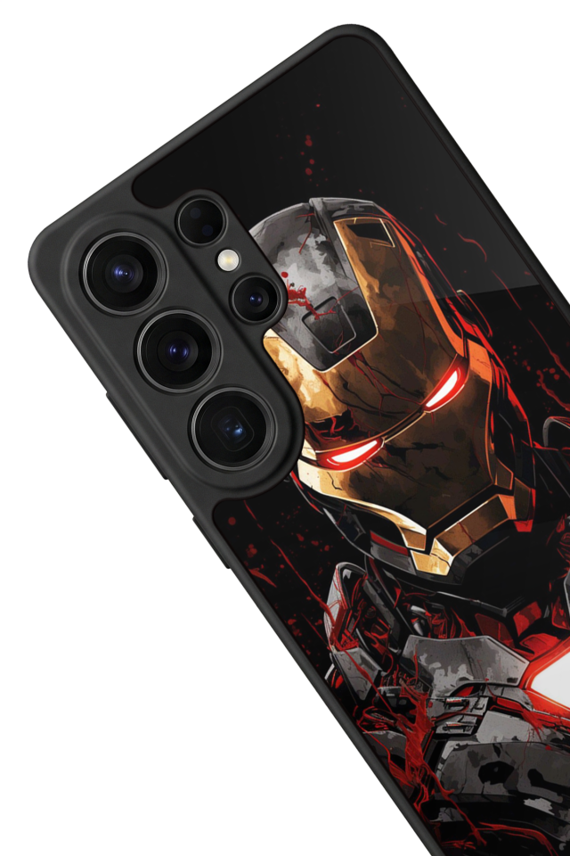 Samsung Galaxy S26 Ultra Uyumlu  Iron Man ( Demir Adam ) Tasarımlı Glossy Premium Kılıf