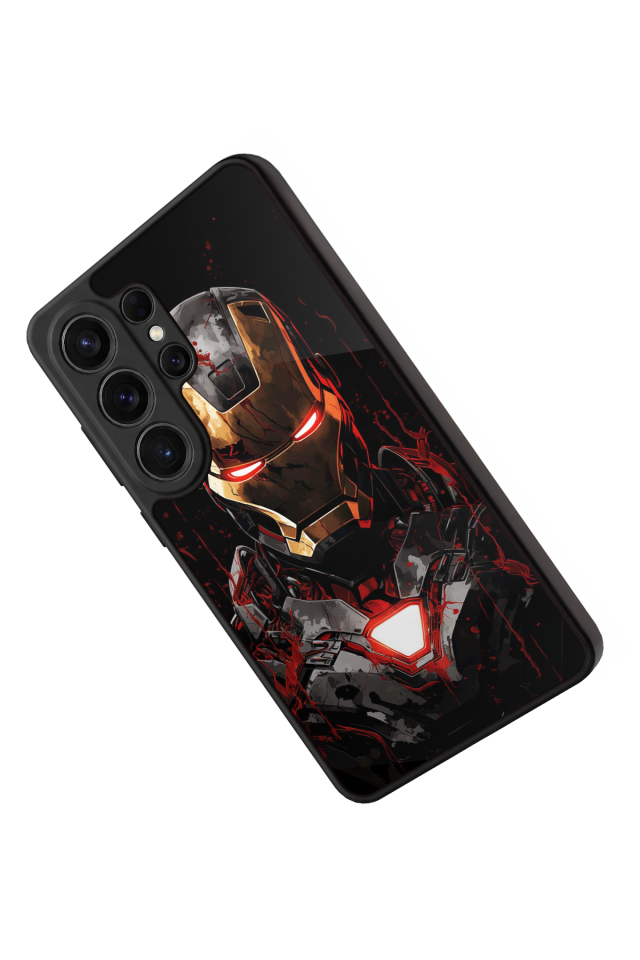 Samsung Galaxy S26 Ultra Uyumlu  Iron Man ( Demir Adam ) Tasarımlı Glossy Premium Kılıf