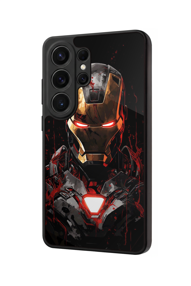 Samsung Galaxy S26 Ultra Uyumlu  Iron Man ( Demir Adam ) Tasarımlı Glossy Premium Kılıf