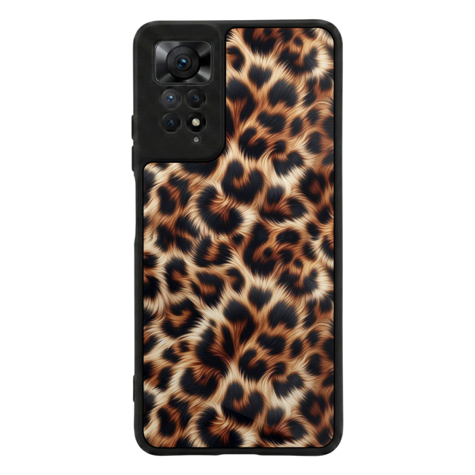 Xiaomi Redmi Note 11 Pro Uyumlu Leopar Tasarımlı Glossy Premium Kılıf