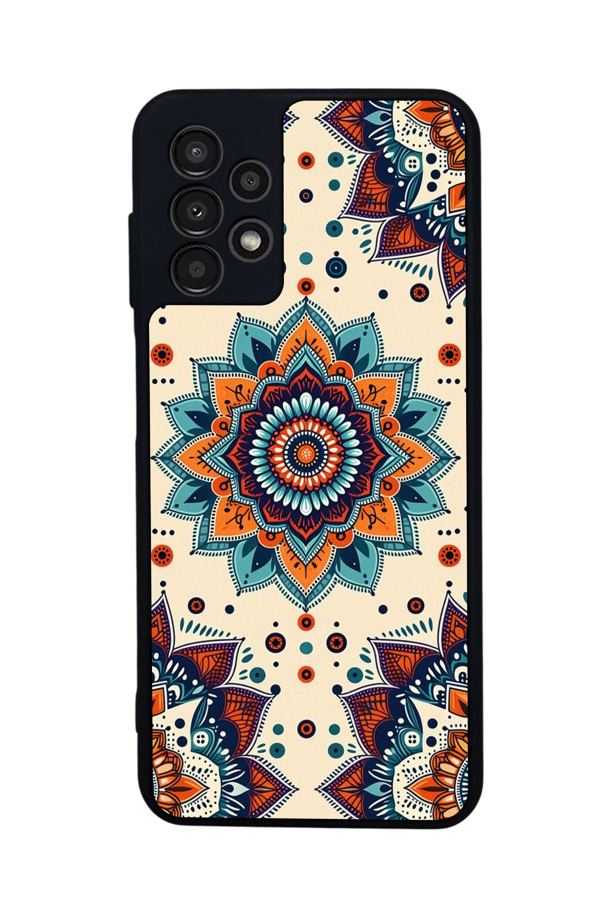 Samsung Galaxy A23 Uyumlu Mandaal Tasarımlı Glossy Premium Kılıf