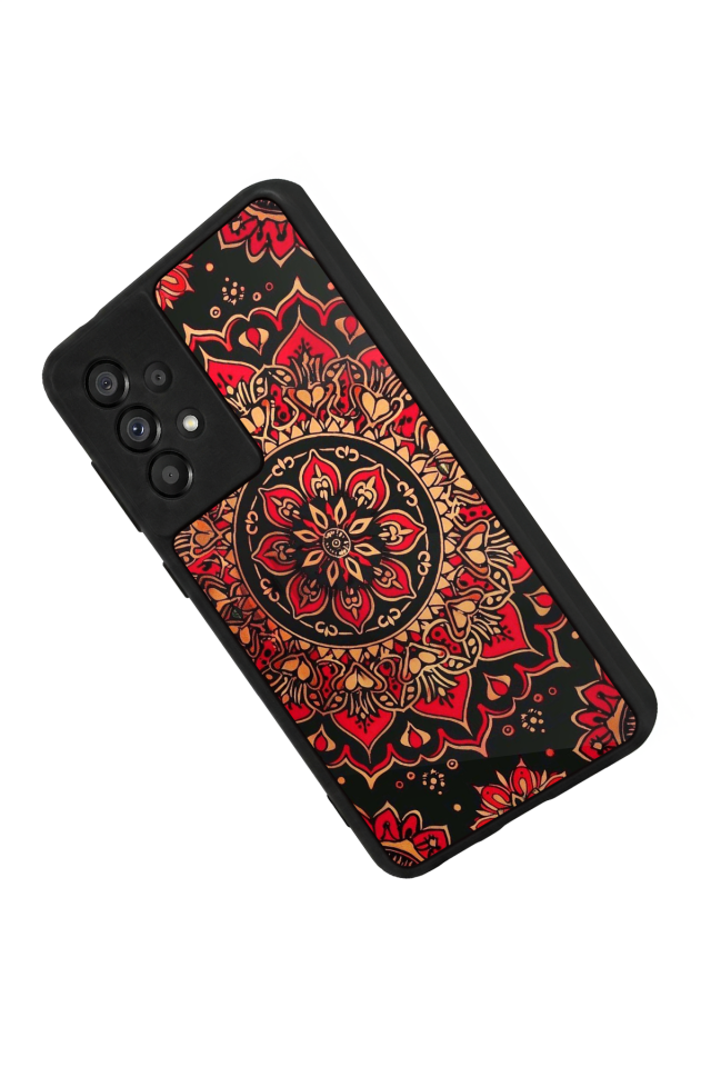 Samsung Galaxy A73 Uyumlu Mandala Tasarımlı Glossy Premium Kılıf