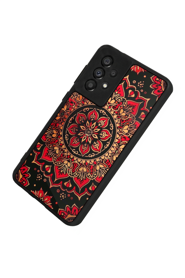 Samsung Galaxy A73 Uyumlu Mandala Tasarımlı Glossy Premium Kılıf