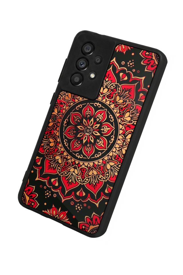 Samsung Galaxy A73 Uyumlu Mandala Tasarımlı Glossy Premium Kılıf
