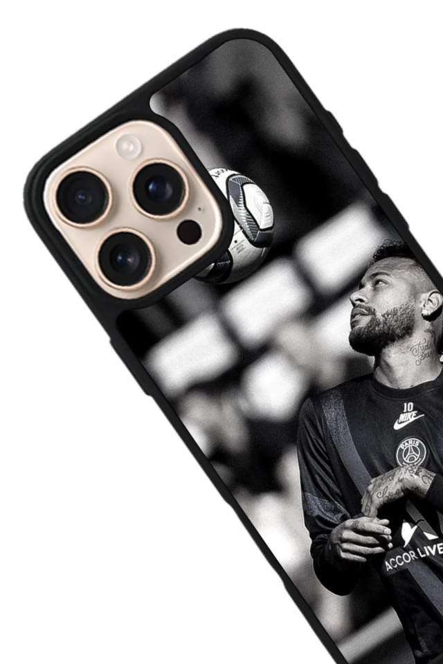 iPhone 16 Pro Uyumlu Neymar Tasarımlı Glossy Premium Kılıf