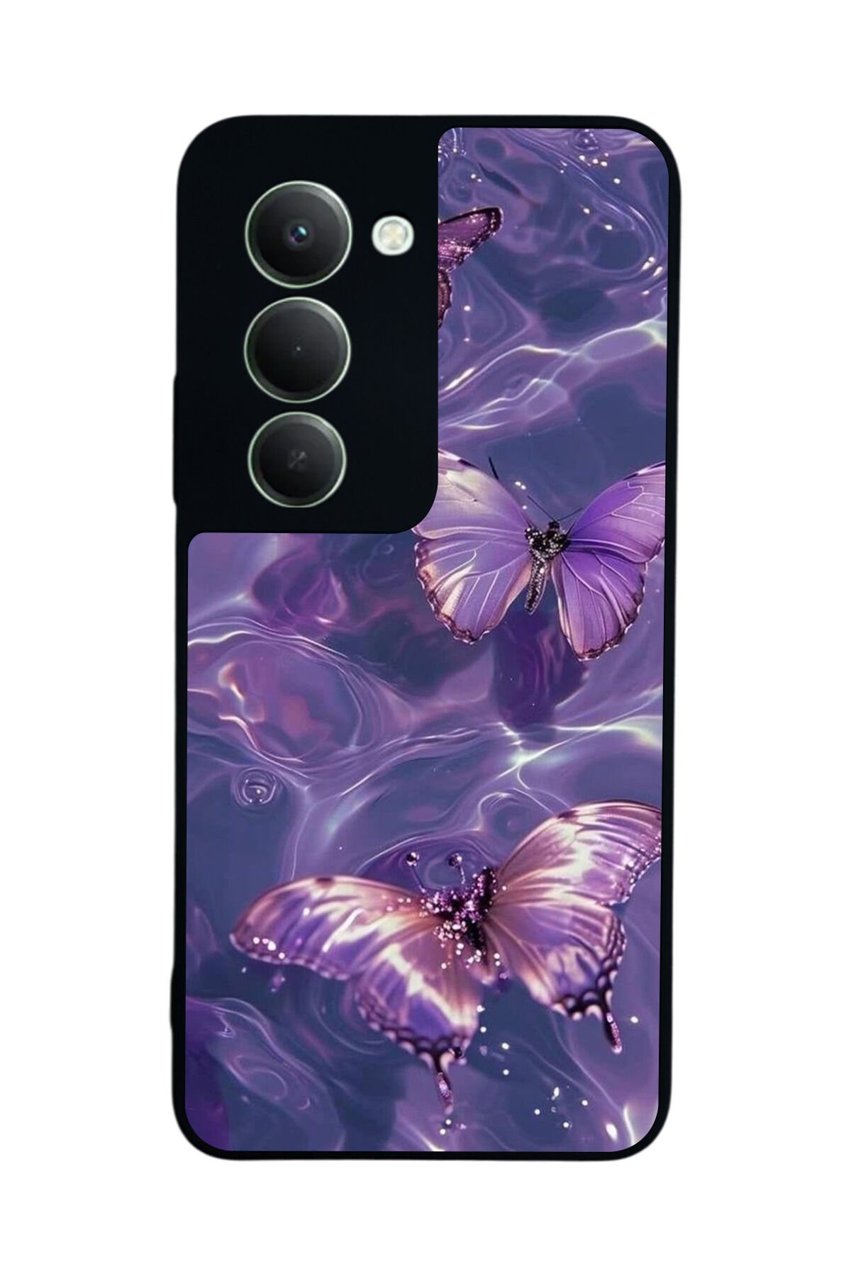 Xiaomi Redmi 15 5G Uyumlu Kelebek Tasarımlı Glossy Premium Kılıf