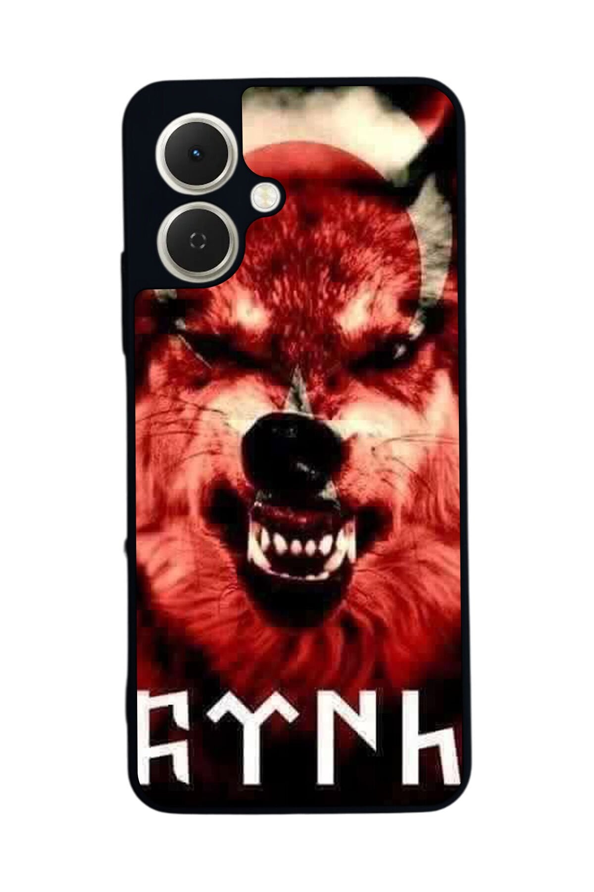 Tecno Spark GO 2 Uyumlu Bozkurt Tasarımlı Glossy Premium Kılıf