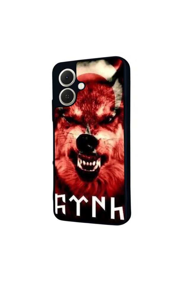 Tecno Spark GO 2 Uyumlu Bozkurt Tasarımlı Glossy Premium Kılıf