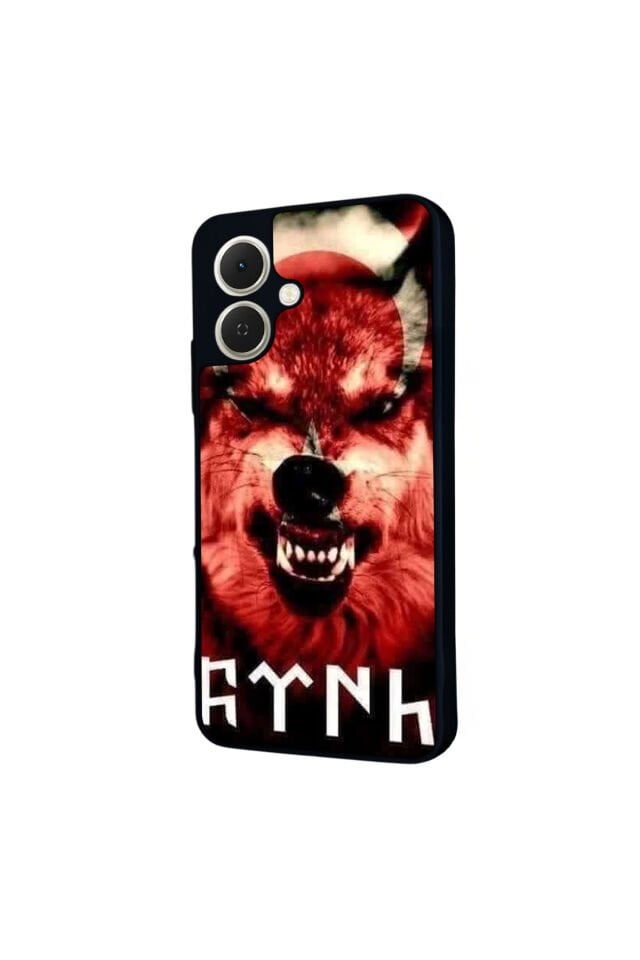 Tecno Spark GO 2 Uyumlu Bozkurt Tasarımlı Glossy Premium Kılıf