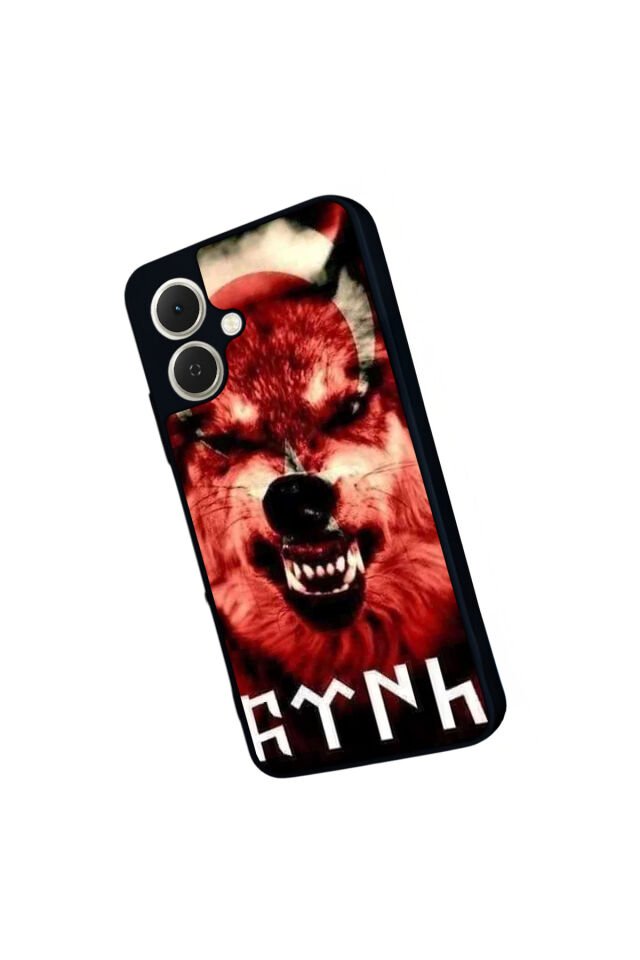 Tecno Spark GO 2 Uyumlu Bozkurt Tasarımlı Glossy Premium Kılıf