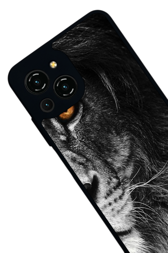 Reeder S23 Pro Max Uyumlu Aslan Tasarımlı Glossy Premium Kılıf