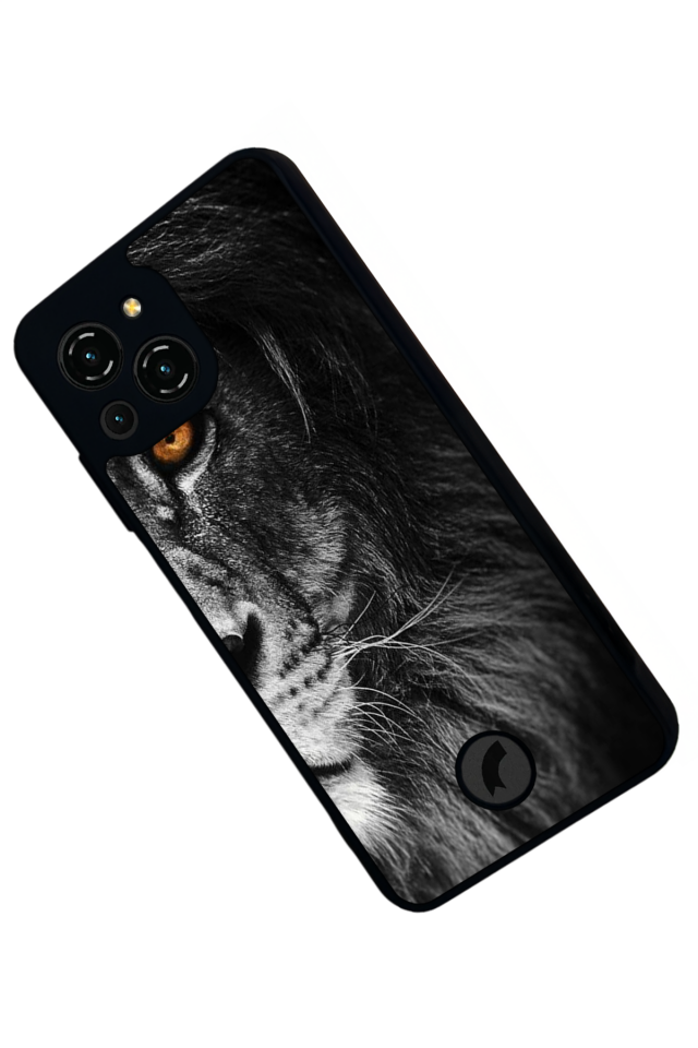 Reeder S23 Pro Max Uyumlu Aslan Tasarımlı Glossy Premium Kılıf