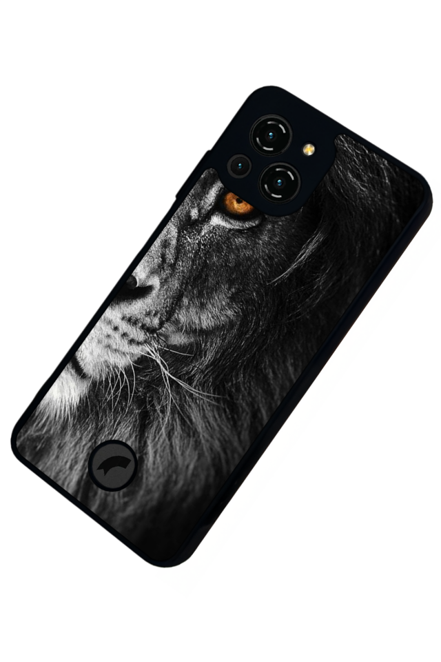 Reeder S23 Pro Max Uyumlu Aslan Tasarımlı Glossy Premium Kılıf